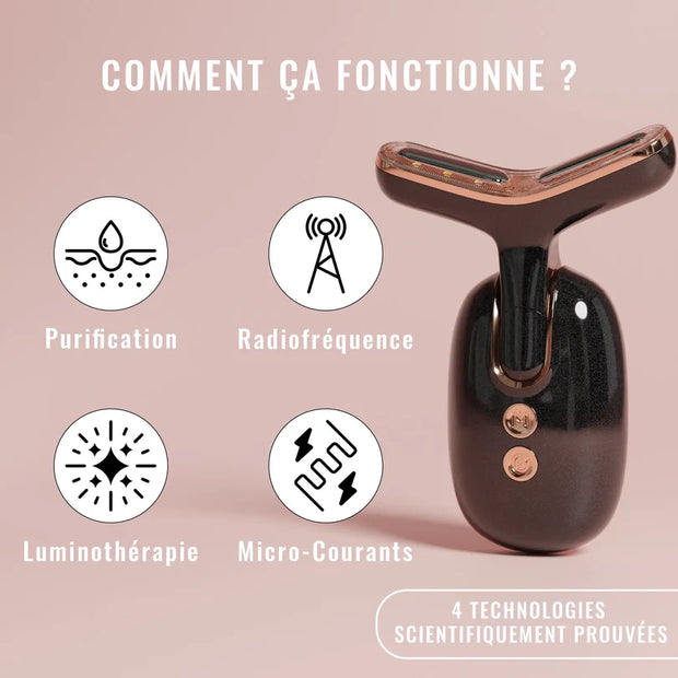 Appareil Anti-Âge Visage 4-en-1 - SkinRevive Pro + 1 Huile OFFERTE